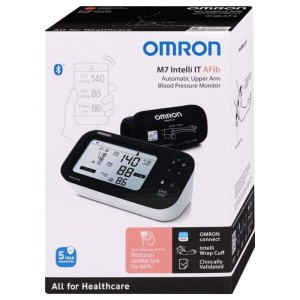 OMRON M7 TLAKOMJER INTELL IT AFIB NADLAKTICA SA DVOSTRUKIM LCD ZASLONOM ZA DETEKCIJU NEPRAVILNOG SRČANOG RITMA