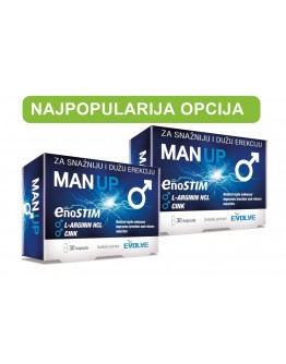 Man Up kapsule za POTENCIJU -  2 KUTIJE / 60 KAPSULA + GRATIS DOSTAVA Rok:05/25