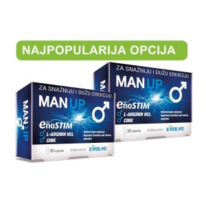 Man Up kapsule za POTENCIJU -  2 KUTIJE / 60 KAPSULA + GRATIS DOSTAVA Rok:05/25